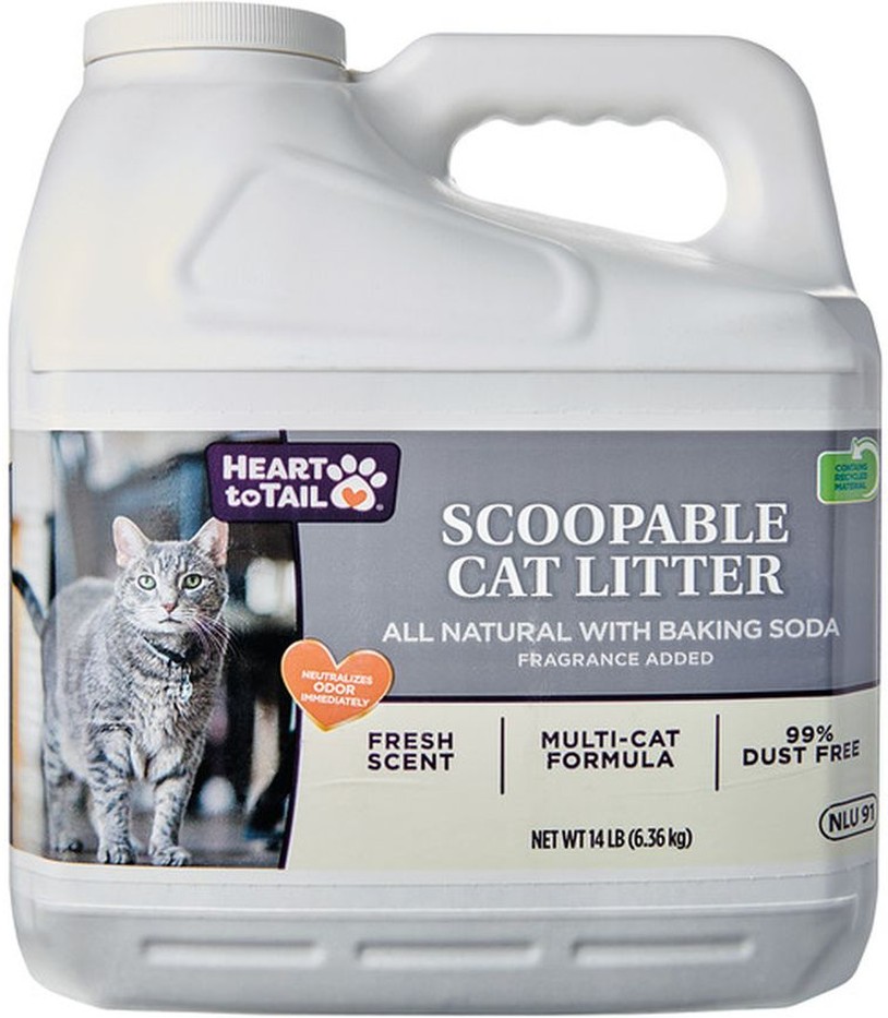 Scoopable Cat Litter with Baking Soda