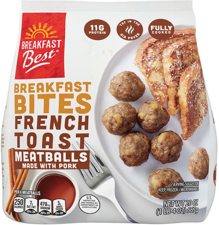 French Toast Breakfast Meatballs