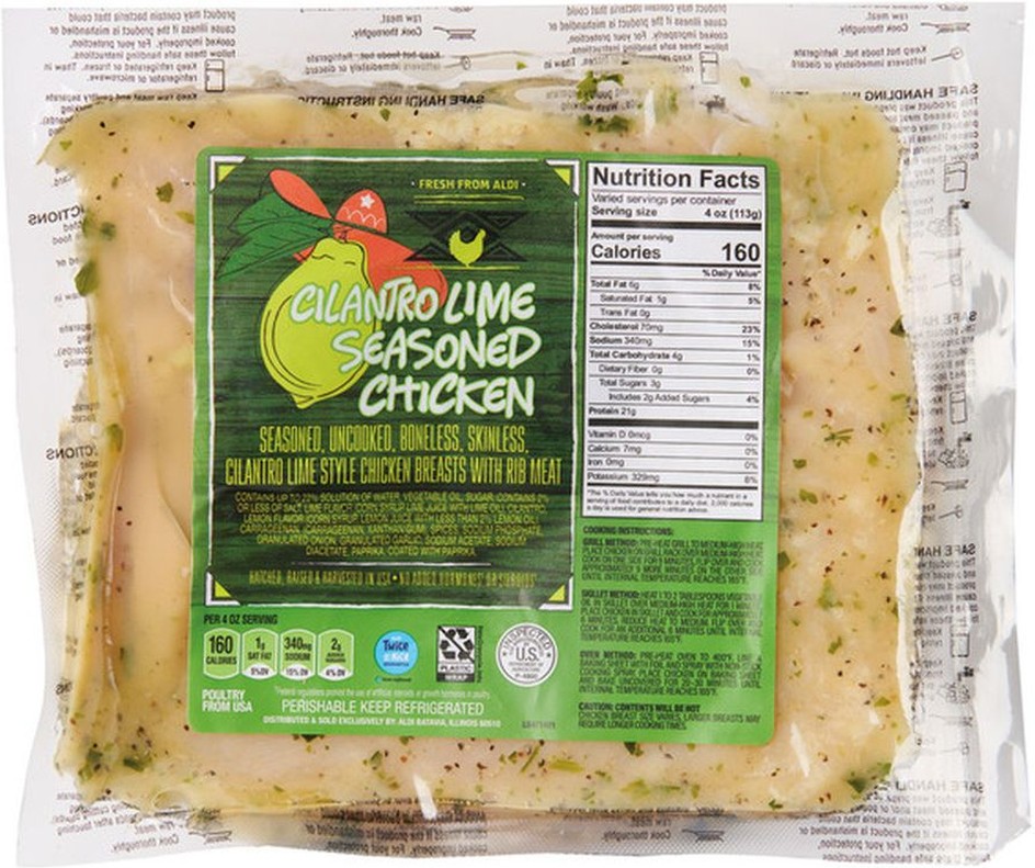 Fresh Cilantro Lime Seasoned Chicken