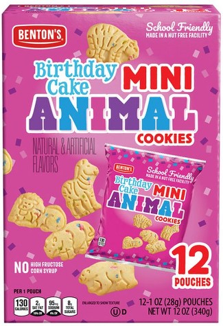 Birthday Cake Animal Cookies
