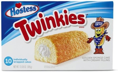TWINKIES Creamy Golden Sponge Cake Individually Wrapped