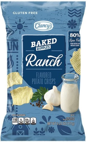 Ranch Rippled Baked Chips