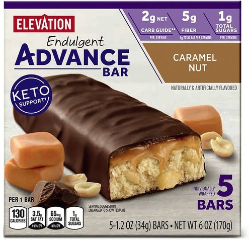 Caramel Nut Endulgent Bars