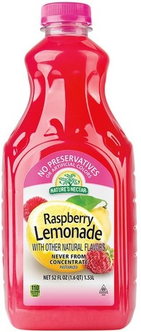 Raspberry Lemonade Not from Concentrate