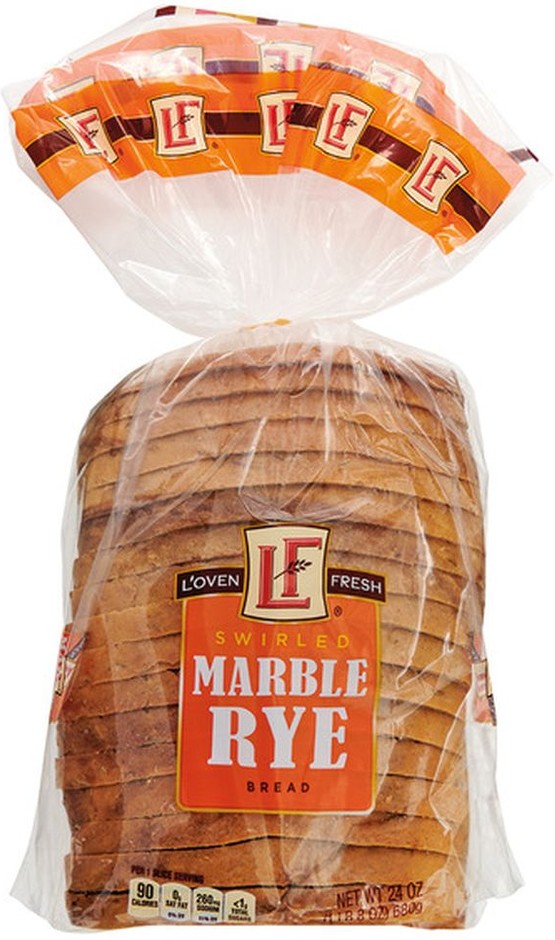 Fresh Marble Rye Bread