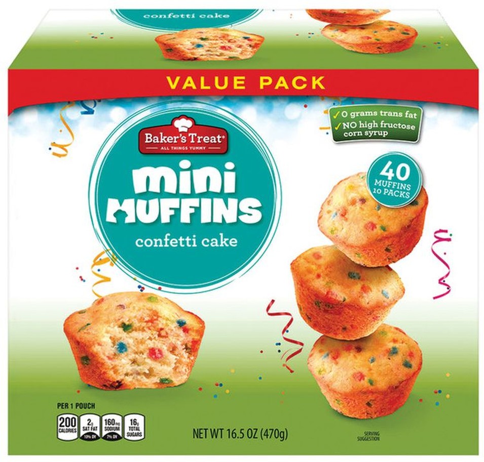 Mini Muffin Value Pack - Confetti Cake