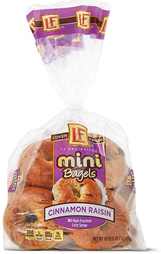 Cinnamon Raisin Mini Bagels