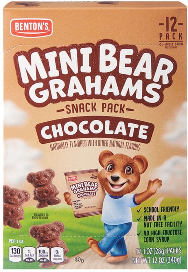 Mini Bear Chocolate Graham Snack Packs