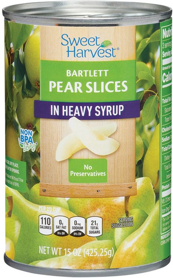 Pear Slices in Heavy Syrup