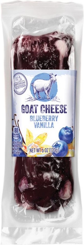 Blueberry Vanilla Flavored Goat Cheese Log