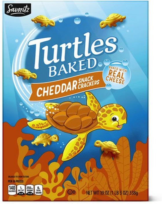 Turtle Baked Snack Crackers