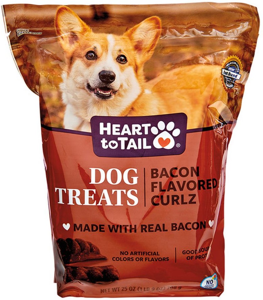 Bacon Curlz Dog Treats