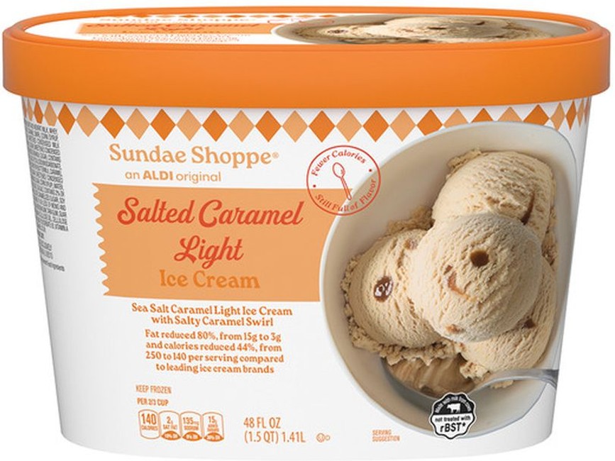 Sea Salt Caramel Low Fat Ice Cream