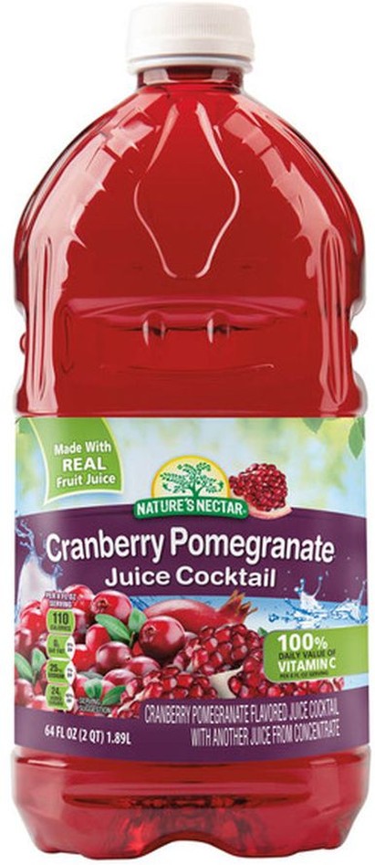 Cranberry Pomegranate Juice Cocktail