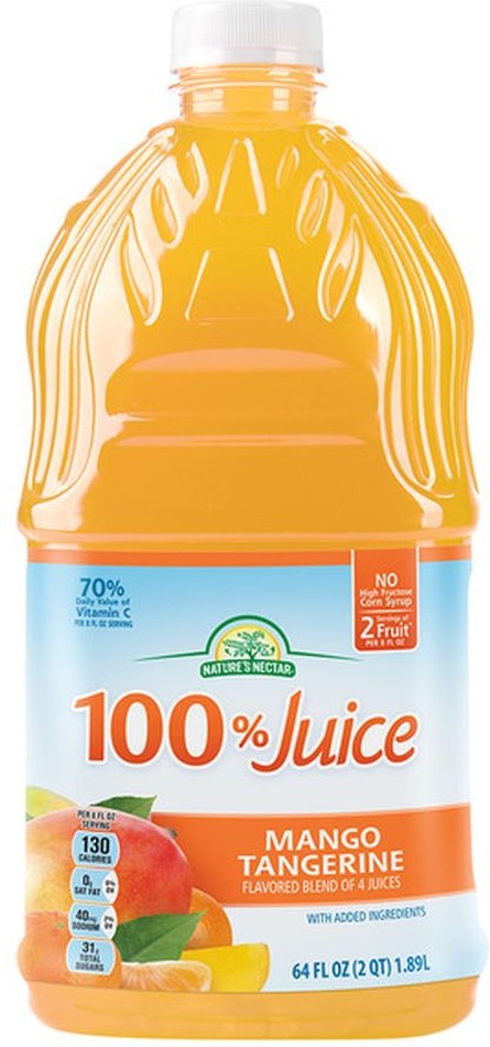 Mango Tangerine 100% Juice