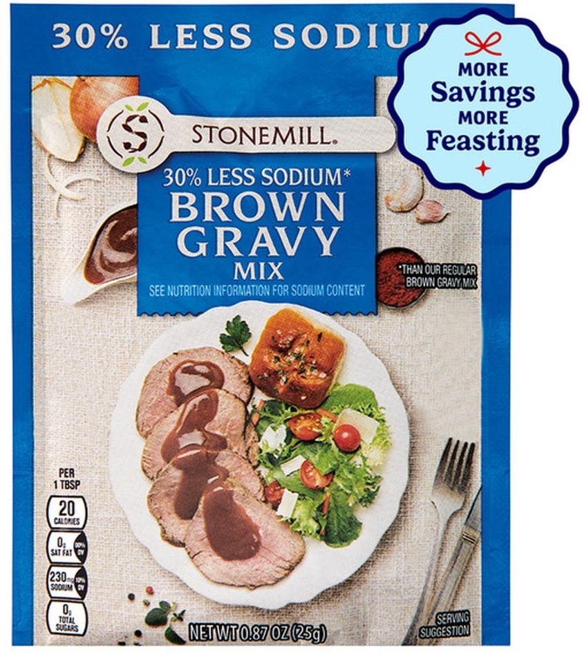 Reduced Sodium Brown Gravy MIx