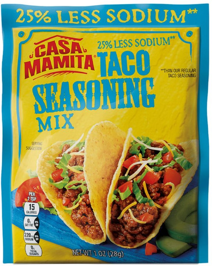 Less Sodium Taco Seasoning Mix