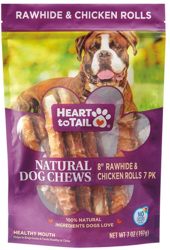 7 pack Rawhide & Chicken Rolls