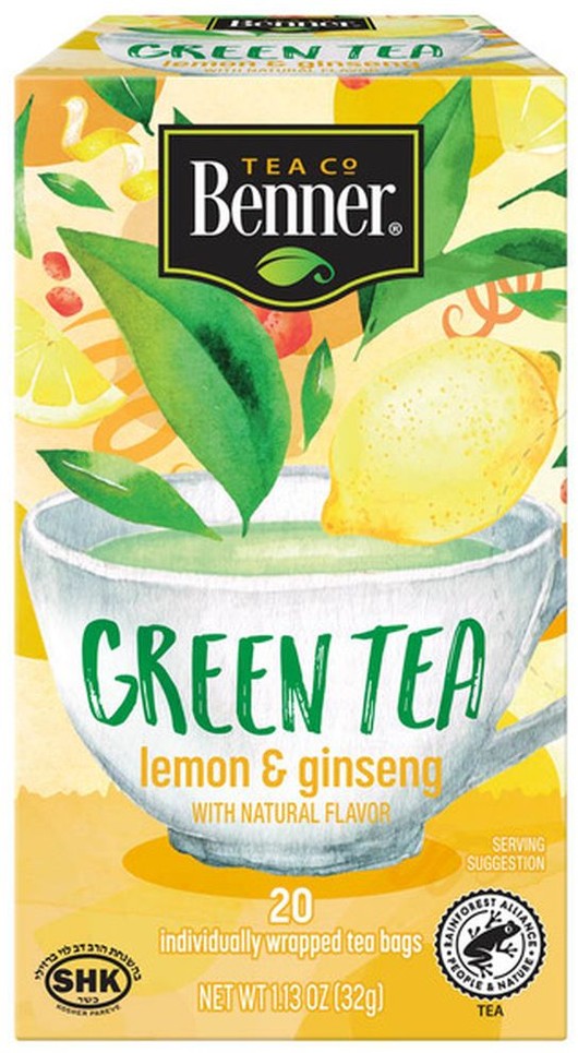 Lemon Flavor & Ginseng Green Tea