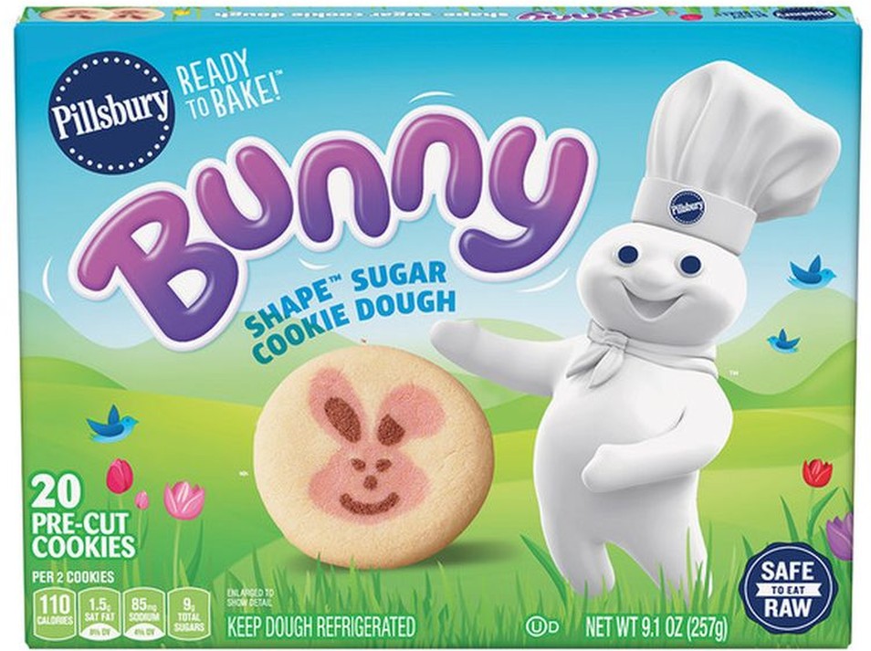 Ready To Bake Bunny Shape Sugar Cookie Dough