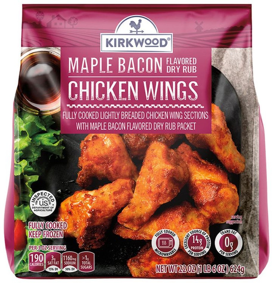 Maple Bacon Dry Rub Wings