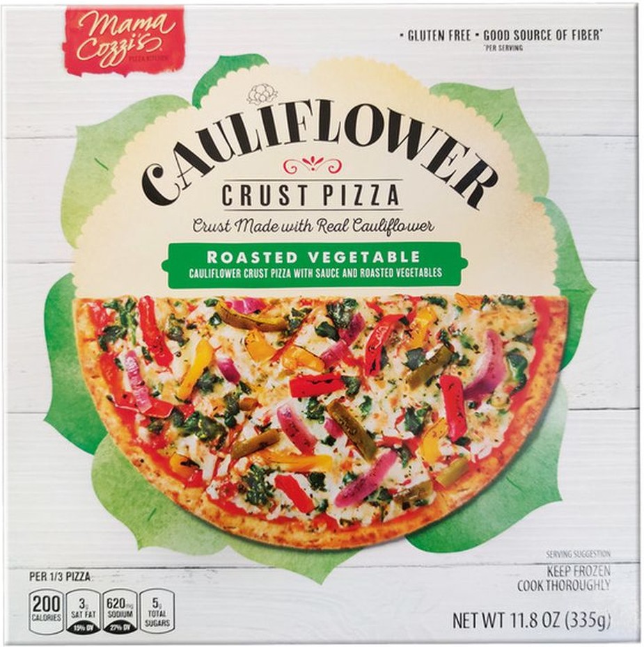 Roasted Vegetable Cauliflower Crust Pizza