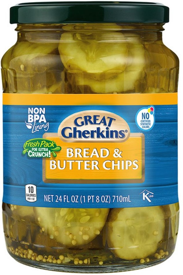 Sweet Bread and Butter Sliced Pickles