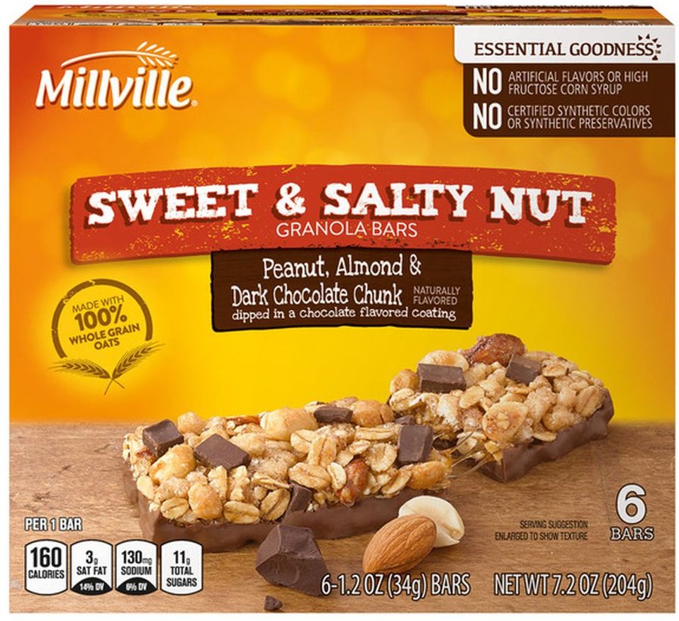 Sweet and Salty Chocolate Almond Bars