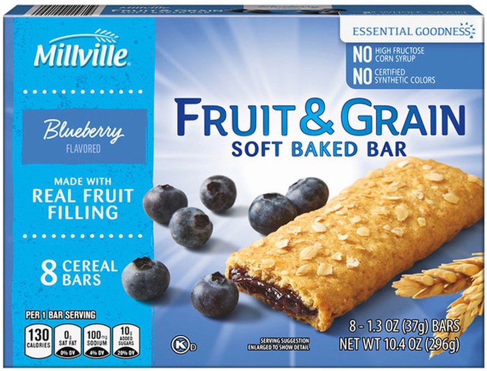 Blueberry Fruit & Grain Bar