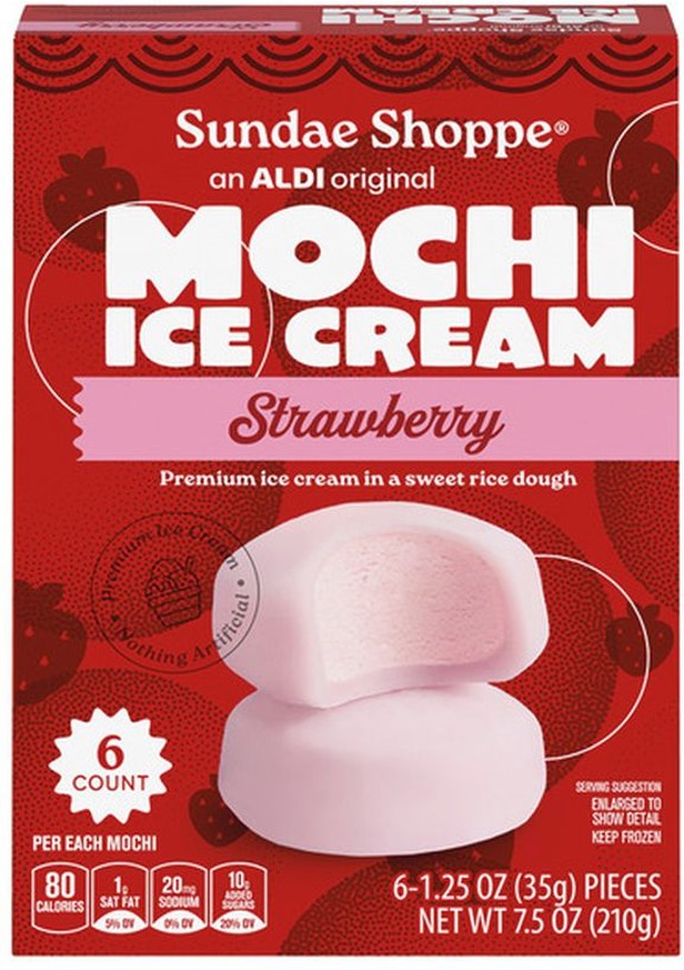 Strawberry Mochi Ice Cream