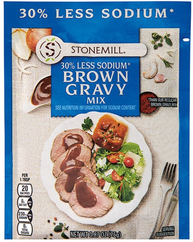 Reduced Sodium Brown Gravy MIx