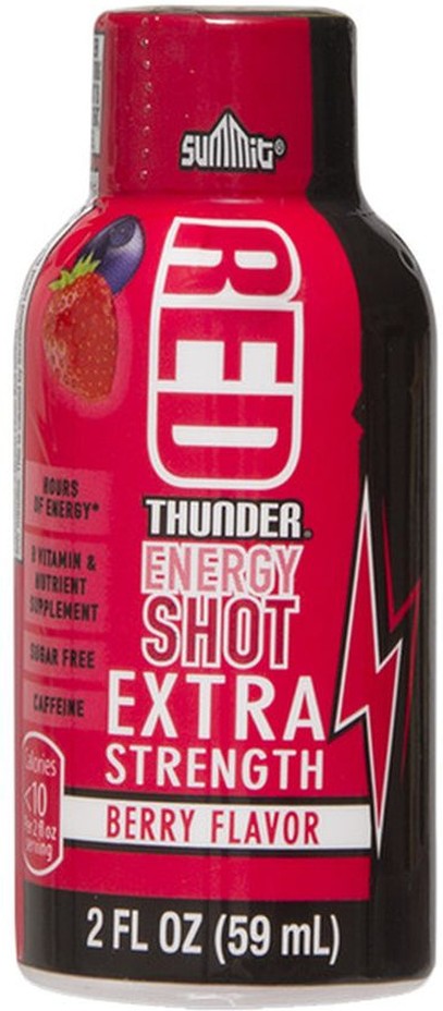 Red Thunder Extra Strength Energy Shot Berry