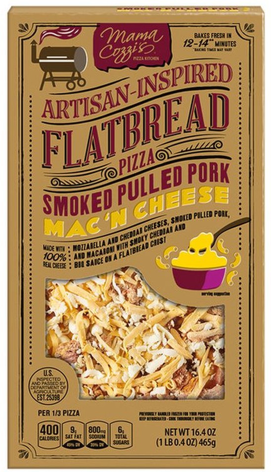 Pulled Pork Macaroni & Cheese Flatbread