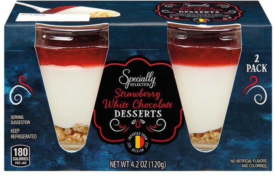 Raspberry White Chocolate Mousse Cups