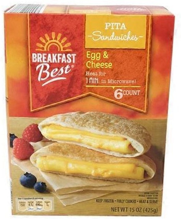 Egg & Cheese Breakfast Pitas