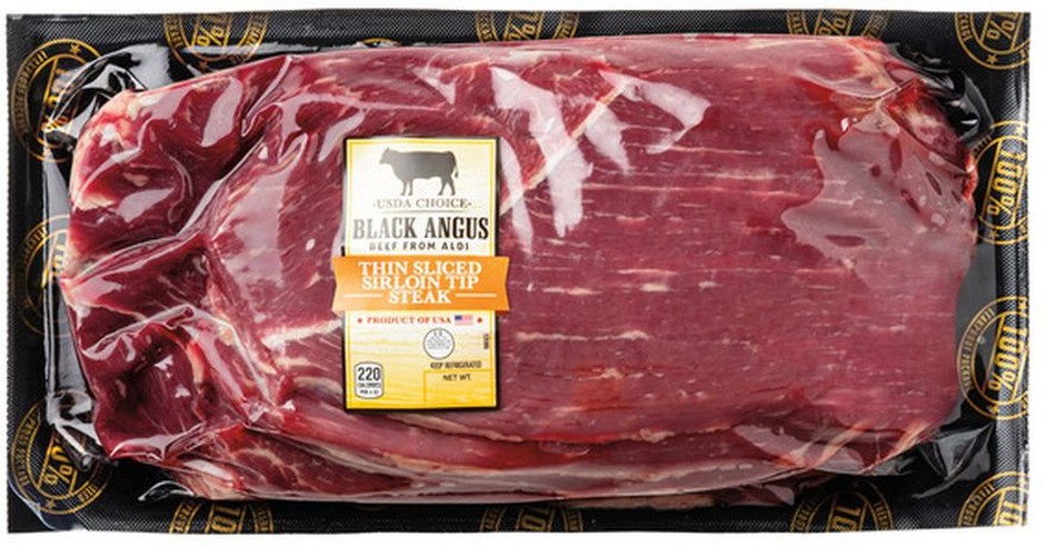 Black Angus USDA Choice Sirloin Tip Steak for Carne Asada