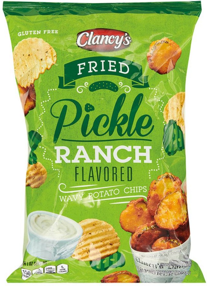 Fried Pickle Ranch Wavy Potato Chips