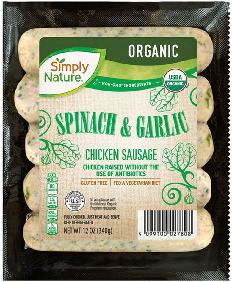 Organic Spinach Chicken Sausage