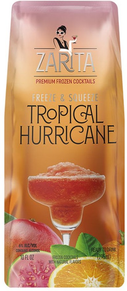 Tropical Hurricane Cocktail Pouch