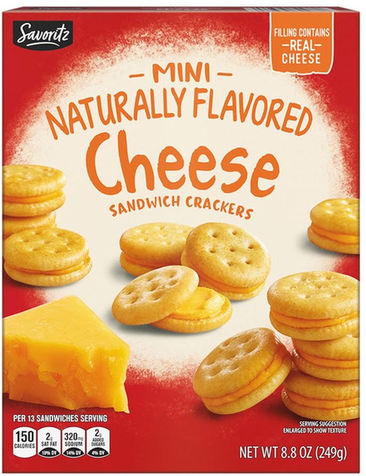 Mini Cheese Sandwich Crackers