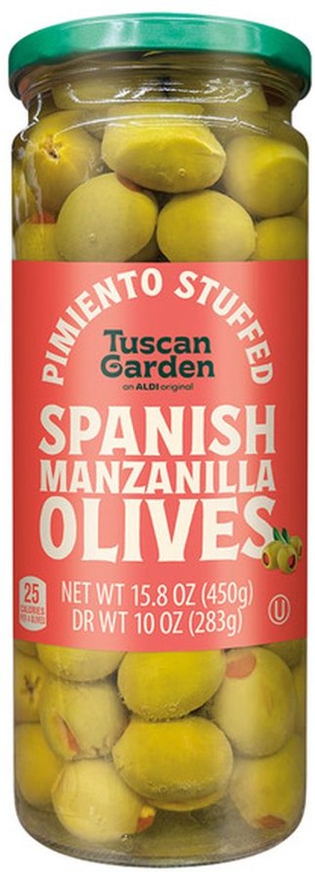 Manzanilla Olives Stuffed with Pimiento