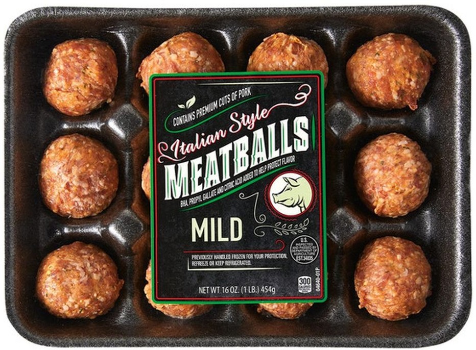 Mild Italian Style Meatballs