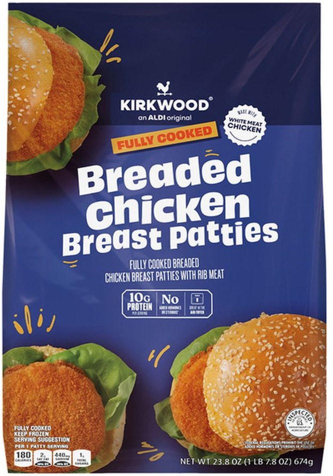 Breaded Chicken Breast Patties