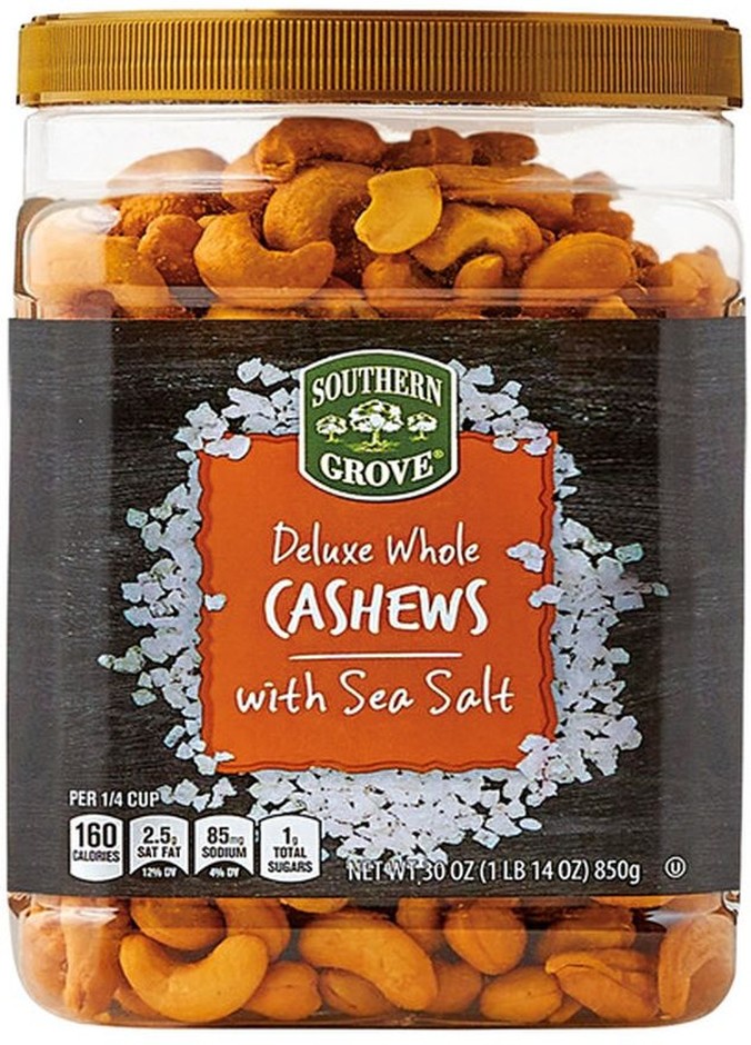 Deluxe Whole Cashews Salted