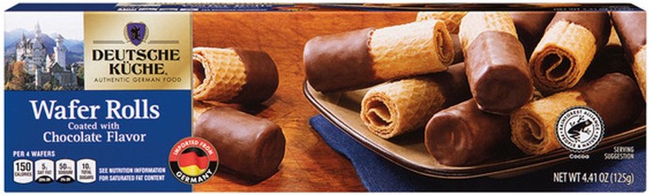 Milk Chocolate Wafer Rolls