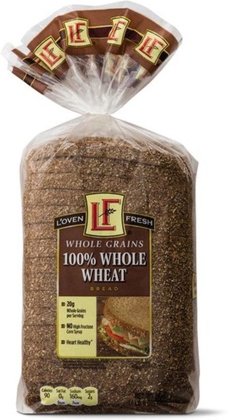 100% Whole Wheat Wide Pan Bread