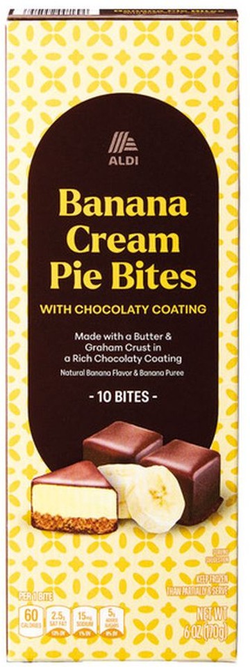 Chocolate Covered Banana Cream Pie Bites