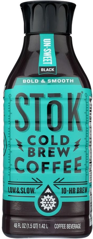 Arabica-Based Blend Cold Brew Coffee, Black, Unsweetened, Medium Roast