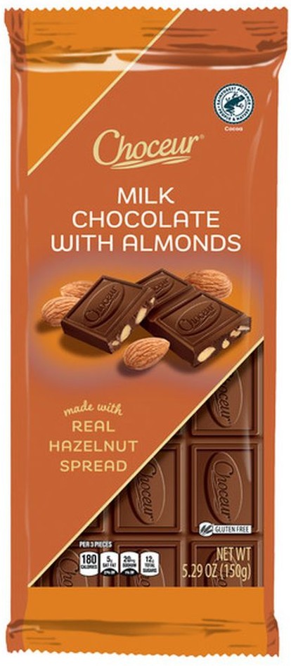 Milk Chocolate Bar with Almonds