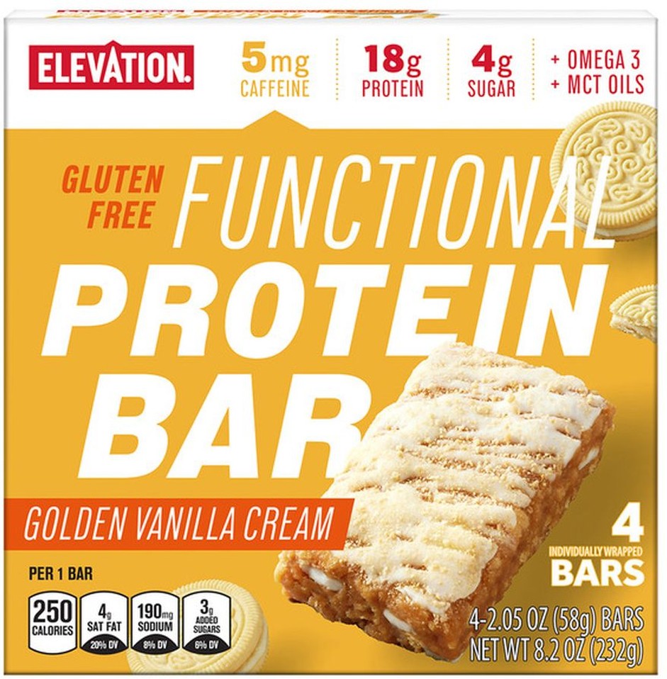Functional Protein Bar, Golden Vanilla Cream